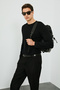 Dean Men's Wool Blend Sweater Black - 6