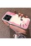Xiaomi Mi 15t Compatible Hard Acrylic Back Silicone Edge Lens Protection Kitty Case - 3