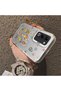 Oppo A5 4G/5G Compatible Hard Acrylic Back Silicon Edge Lens Protection Case Cartoon - 4