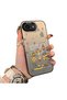 iPhone 16E Compatible Hard Acrylic Back Silicone Edge Lens Protection Case Cartoon