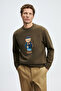 Miles Men's Sweatshirt Brown - 2