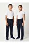 Boys' and Girls' School Pants Trackpants 1 Piece with Cargo Pockets Compact Fabric Full Lycra - 4