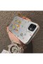 iPhone 12 Mini Compatible Hard Acrylic Back Silicon Edge Lens Protection Case Cartoon - 4
