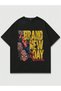 Spider Man Brand New Day Printed Unisex Oversize Cut 100% Cotton Crew Neck T-Shirt