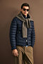 Lukas Goose Feather Men's Coat Navy Blue - 5
