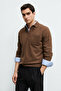 Olıver Men's Sweater Light Brown - 4
