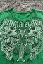 Green Mma Elite Vintage Double Skull Y2K Unisex T-Shirt - 2