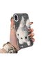 iPhone Xr Compatible Hard Acrylic Back Silicone Edge Lens Protection Case