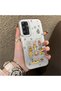 Samsung Galaxy A34 Compatible Hard Acrylic Back Silicone Edge Lens Protection Case Cartoon - 2