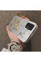 Samsung Galaxy A04S Compatible Hard Acrylic Back Silicone Edge Lens Protection Case Cartoon - 4