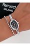 Steel Cord Bracelet Model Women's Wristwatch Waterproof Guaranteed +Bracelet Gift - 3