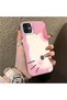iPhone 12 Mini Compatible Hard Acrylic Back Silicone Edge Lens Protection Kitty Case - 2