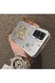 Samsung Galaxy A34 Compatible Hard Acrylic Back Silicone Edge Lens Protection Case Cartoon - 4