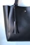 Black Tasseled Leather Shoulder Bag - 2