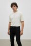 İnterview Basic Modal 0 Yaka Ekru T-Shirt - 3