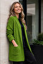 Pocketed Knitwear Cardigan R4596 Green - 2