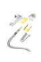 Icat8-15G 15 Meter Cat8 Ethernet Network Cable |   40Gbps 2000Mhz 100% Copper Rj45 Gold End Gray - 2