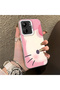 Xiaomi Poco C65 Compatible Hard Acrylic Back Silicone Edge Lens Protection Kitty Case - 2