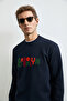 Fınn Men's Sweatshirt Navy Blue - 3
