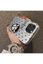 iPhone 16 Pro Compatible Hard Acrylic Back Silicone Edge Lens Protection Case - 4
