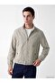 Xside Beige Relax Fit High Collar Men's Jacket