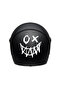 Xox Smiling Face Vehicle, Car, Auto, Motorcycle, Helmet, Laptop, Windshield Sticker 13X13 cm