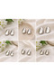 Oval Vintage Steel Earrings - 2