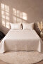 Serelina Colorful Embroidered Velvet Double Bedspread Set – 3 Pieces - 2