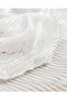 Girls White Textured Scarf - 3