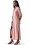 Msn Text Printed Long Shirt Dress - 2