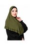 Ladies Ruffle Trim Hijab – Elegant Modest Headscarf for Women
