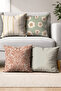 Terra Botanica Double-Sided 4-Piece Combination Decorative Throw Pillow Cover Set - 2