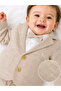 Baby Boy Cotton Bodysuit, Jacket, Bow Tie Suit - 2