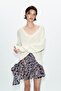 Allbucks Za *Ra Asymmetrical Patterned Short Skirt Abzra00144 - 2