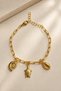 Maçka Sea Themed Charm Bracelet Gold