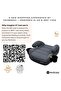 - FIRA i-Size Kids Booster Car Seat Group 2/3 With 2 Cup Holders - Grey - 3