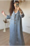 Gold Dugmeli Mesh Cardigan Gray - 4