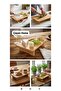 (1 Piece Uzn:32 Gen:22 Load:8Cm) Footed Wooden Bamboo Multi-Purpose Tray, Kitchen Cutting and Presentation Board, Cheese Plate, Office Desk Monitor Riser, Computer Stand and Desktop Organizer