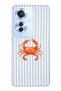 Oppo Reno 11F 5g Compatible Crab Pattern Transparent Phone Case