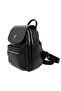 Viatox Vs 1449 Women's Synthetic Leather, Multi-Compartment, Zippered, Stylish and Convenient Backpack Laser Black - 4