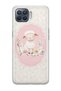 Oppo Reno 4 Lite Compatible Little Lamb Patterned Transparent Phone Case