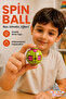 Spin Ball Bas-Rotate Educational Kinetic Stress Ball – Spring and Bearing System Educational Toy - Green Pink - 2
