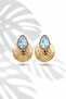 Glossy Drop Nail Earrings - 4