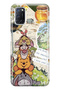 Oppo A52 / A72 / A92 Compatible Vintage Winnie Pooh Collage Pattern Transparent Phone Case