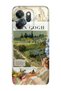 Oppo Reno 14 Compatible Van Gogh Art Patterned Transparent Phone Case