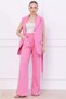 Belted Vest Suit Pink Hm2749 - 4