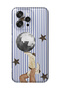 Oppo Reno 15 / 15F Compatible Disco Ball Patterned Transparent Phone Case