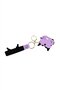 Purple Camera Keychain with Strap - 2