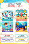 30 Pieces Montessori Educational Wooden Puzzles Set of 4 - Motor Skills Developmental Kids Puzzle (Set-1) - 2