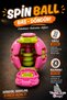 Spin Ball Bas-Rotate Educational Kinetic Stress Ball – Spring and Bearing System Educational Toy - Pink Green - 4